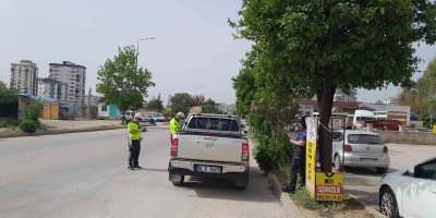 Kozanda 33 araç ve 11 motosiklet trafikten men edildi