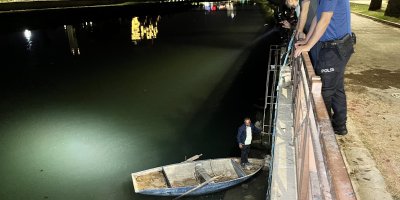 Nehre atladığı öne sürülen şahsı arama çalışması başlatıldı