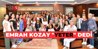 Emrah Kozay "yeter" dedi