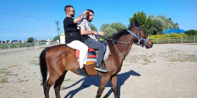 At üzerinde tıraş