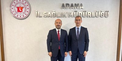 Kaymakam Aksu’dan Dr. Halil Nacar’a ziyaret