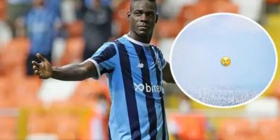 Balotelli 'gözyaşlarıyla' Demirspor'a veda etti