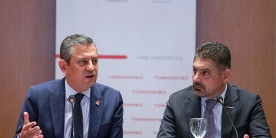 TÜRKONFED Başkanı Sönmez, Özgür Özel ve kurmaylarıyla görüştü