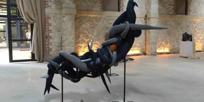 Atık tekstil malzemeleri sanata dönüştü