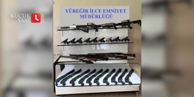 Yüreğir polisi 29 silah ele geçirdi, 99 şüpheliyi yakaladı