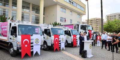 Yüreğir Belediyesine 7 yeni araç