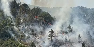 Feke’de Yangın Devam Ediyor