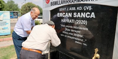 Şehidin anısına yaptırılan ve tahrip edilen hayrat çeşmesi Demirçalı'nın talimatıyla yenilendi