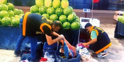 Karpuzcu tezgahı değil kaçak silah tezgahı