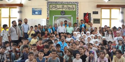 Adana’da Yaz Kur'an Kursu öğrencilerine döner ikram edildi