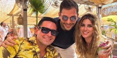 Hacı - Nazlı Sabancı'dan Fransa çıkartması: Eğlendikleri o anları böyle paylaştılar