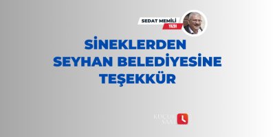Sineklerden Seyhan Belediyesine Teşekkür
