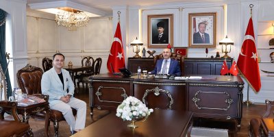 Dr. Gökhan Gündoğdu Vali Köşger’i ziyaret etti