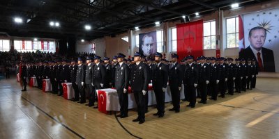 Adana'da 350 polis adayı mezun oldu