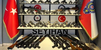 Adana'da 56 silah ele geçirildi, 207 suçlu yakalandı