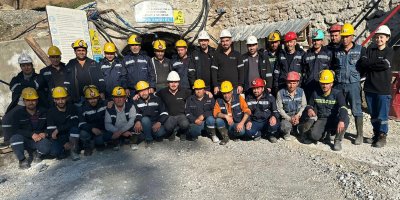 Adana'da maden ocağında deprem tatbikatı yapıldı