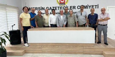 Çukurova Gazeteciler Cemiyeti Başkan adayı Kurtul Çakın'ın seçim çalışmalarındaki durağı bu kez Mersin oldu