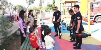 Yüreğirli Miniklere İtfaiye Eğitimi