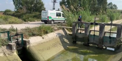 Sulama kanalında çürümüş ceset bulundu