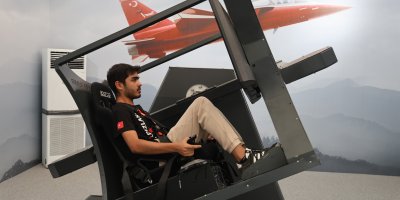 TEKNOFEST'te uçak simülatörleri yoğun ilgi gördü