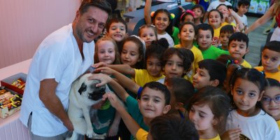 'Şila' ile ilkokul öğrencilerine hayvan sevgisi aşılandı