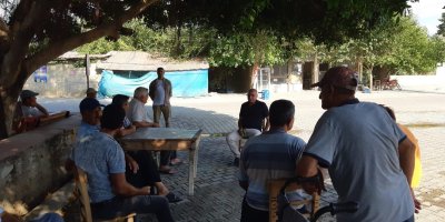 Yumurtalık'ta asfalt çalışması