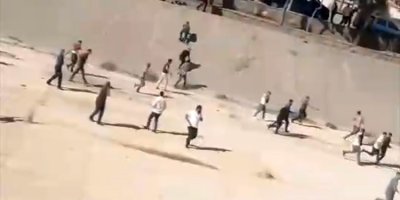 Firari hükümlüyü almak isteyen polise saldırı