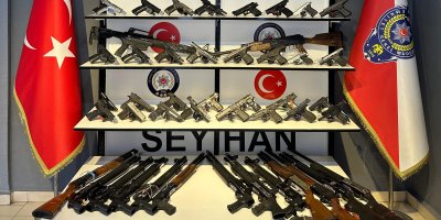 Seyhan polisi 72 silah ele geçirdi