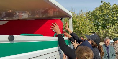 Şehit polis memuru memleketinde toprağa verildi