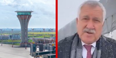 Zeydan Karalar eşiyle birlikte Ankara yolunda mahsur kaldı