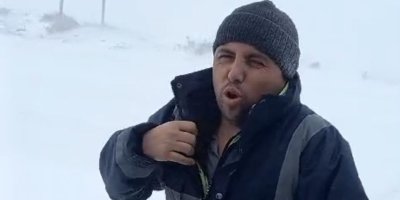 12 madenci karda mahsur kaldı