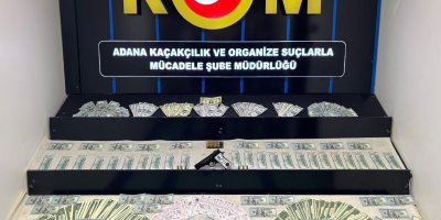 Adana'da ATM'den ve para sayma makinesinden geçen sahte para üreten şebeke çökertildi