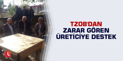 TZOB'dan zarar gören üreticiye destek