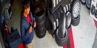 Gün ortasında iş yerini böyle soydu