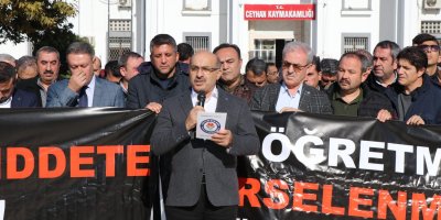 Eğitim-Bir-Sen, Ceyhan’da Yaşanan Eğitimciye Şiddet Olayına Tepki Gösterdi