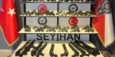 Adana'da 38 ruhsatsız silah ele geçirildi