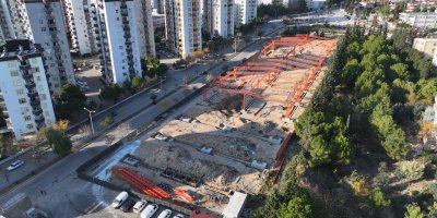 Adana Koop Kapalı Semt Pazarında çalışmalar hızlandı