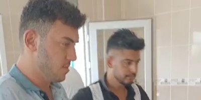 Eşini öldürmekle suçlanan kocanın kendinden geçtiği görüntüleri ortaya çıktı