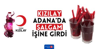 Kızılay Adana’da şalgam işine girdi