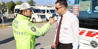 Adana'da yolcu otobüsleri denetlendi