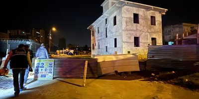 Karakol inşaatına molotofkokteyli atan saldırgan vurularak yakalandı