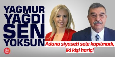 Yağmur yağdı sen yoksun!