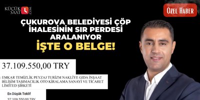 Çukurova Belediyesi çöp ihalesinin sır perdesi aralanıyor. İşte o belge!