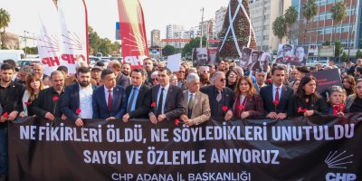 CHP Adana İl Örgütü Uğur Mumcu’yu andı