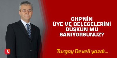 CHP'nin Üye ve Delegelerini Düşkün mü Sanıyorsunuz?