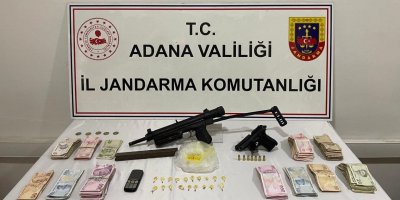 Adana’da uyuşturucu imalatı yapılan adrese baskın