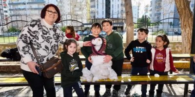 Adanalı çocukların kar sevinci