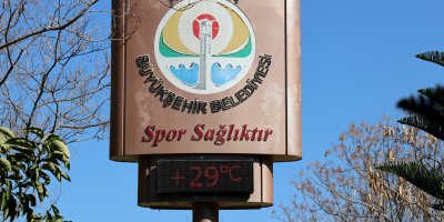 Adana'da termometreler 29 dereceyi gösterdi