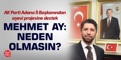 Mehmet Ay: Neden aşevlerimiz olmasın?