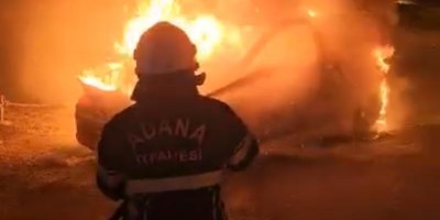 Annesinin arabasını yaktı